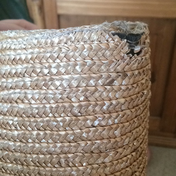 Jimmy Choo Straw Glitter Tote - Picture 8 of 8